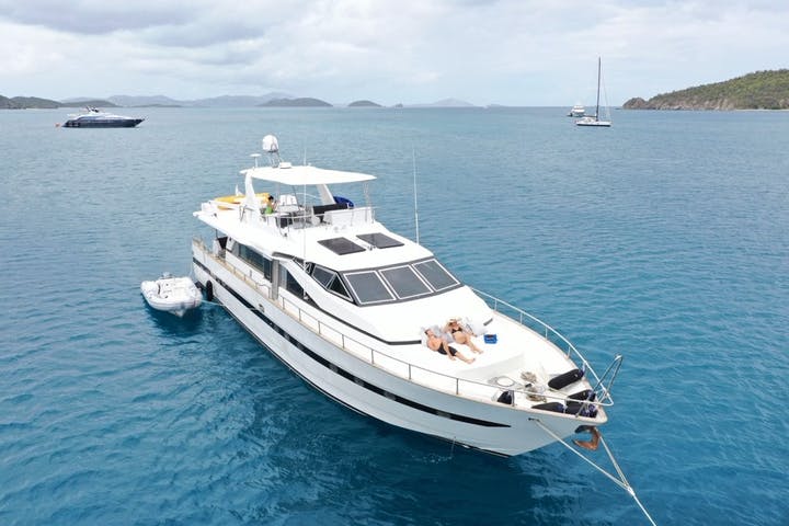 82 Azimut luxury charter yacht - Crown Bay Marina, Charlotte Amalie West, St. Thomas, USVI