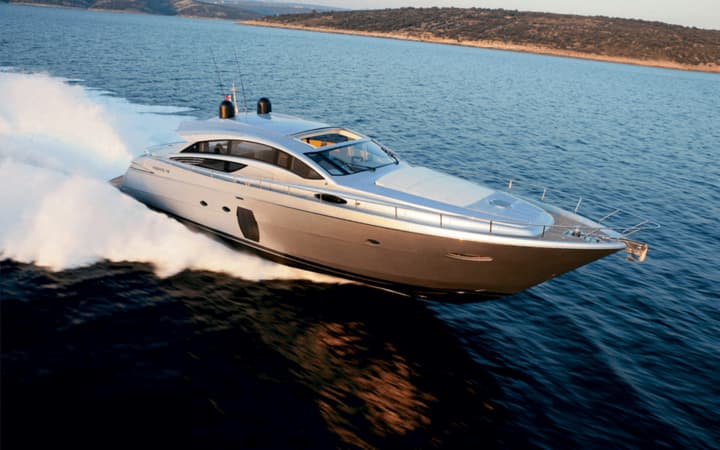 72 Pershing luxury charter yacht - Nammos, Psarrou, Mykonos, Greece