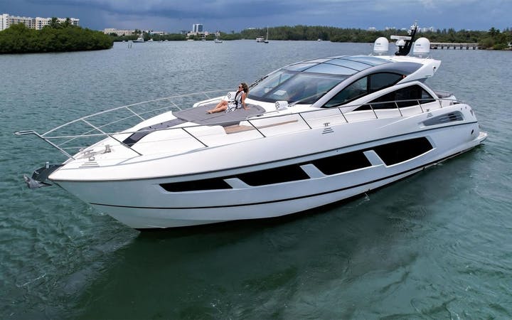 68 Sunseeker luxury charter yacht - Haulover Park, Collins Avenue, Miami Beach, FL, USA