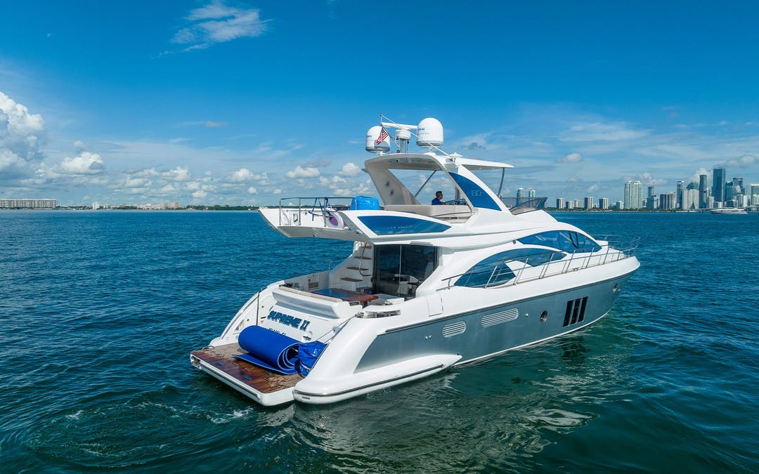 60 Azimut luxury charter yacht - Miami Beach Marina, Alton Road, Miami Beach, FL, USA