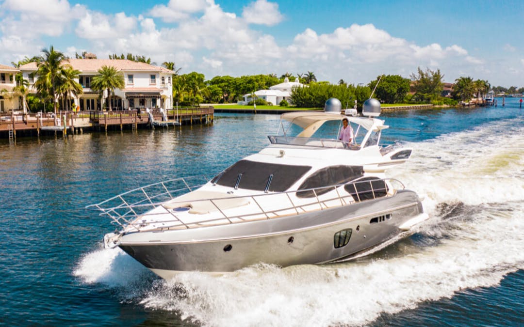 55 Azimut luxury charter yacht - Miami Beach Marina, Alton Road, Miami Beach, FL, USA
