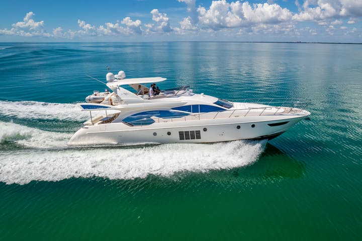 70 Azimut luxury charter yacht - Miami Beach Marina, Alton Road, Miami Beach, FL, USA