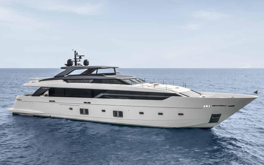 120 Sanlorenzo luxury charter yacht - Island Gardens Marina, Mac Arthur Causeway, Miami, FL, USA