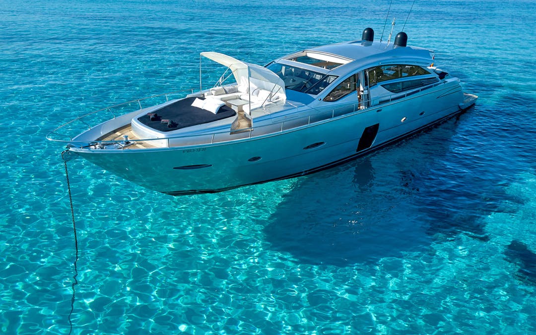 80' Pershing luxury charter yacht - Ibiza