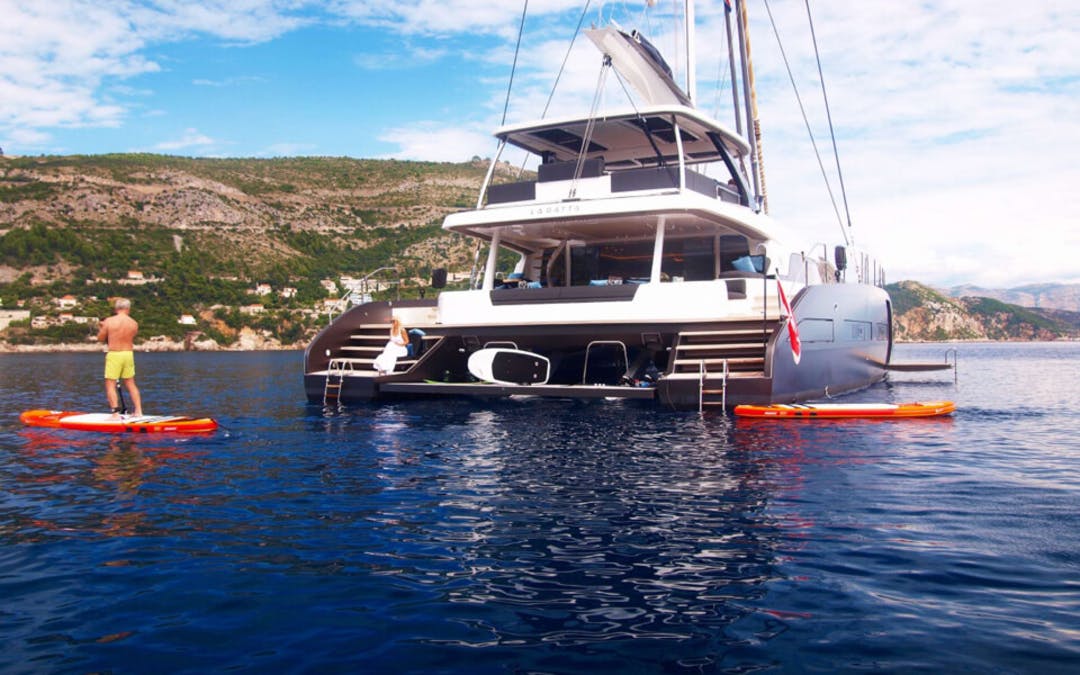 76 Lagoon luxury charter yacht - Sint Maarten