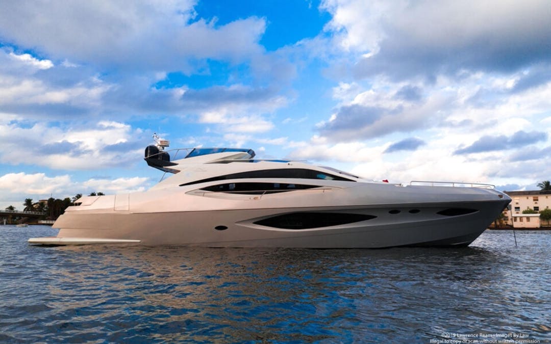 80 Numarine luxury charter yacht - Miami Beach Marina, Alton Road, Miami Beach, FL, USA