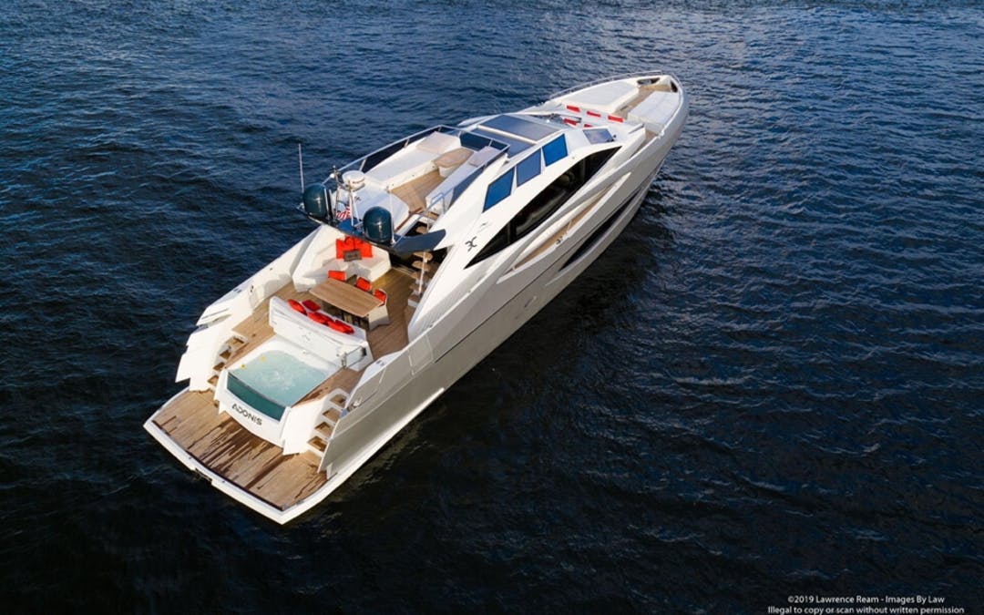 80 Numarine luxury charter yacht - Miami Beach Marina, Alton Road, Miami Beach, FL, USA