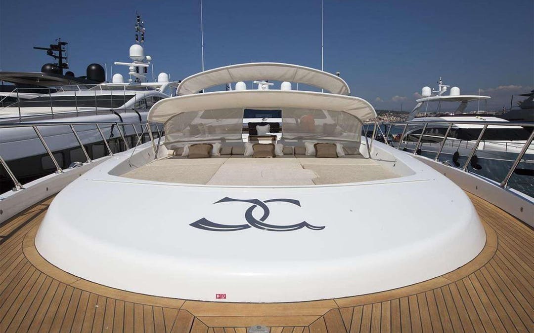 130 Mangusta luxury charter yacht - Cannes, France