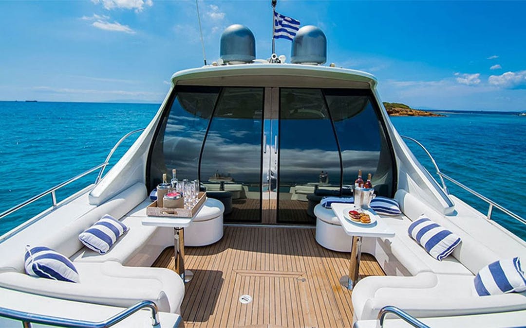 70 Pershing luxury charter yacht - Mykonos, Mikonos, Greece