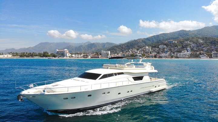 80 Ferretti luxury charter yacht - Puerto Vallarta, Jalisco, Mexico