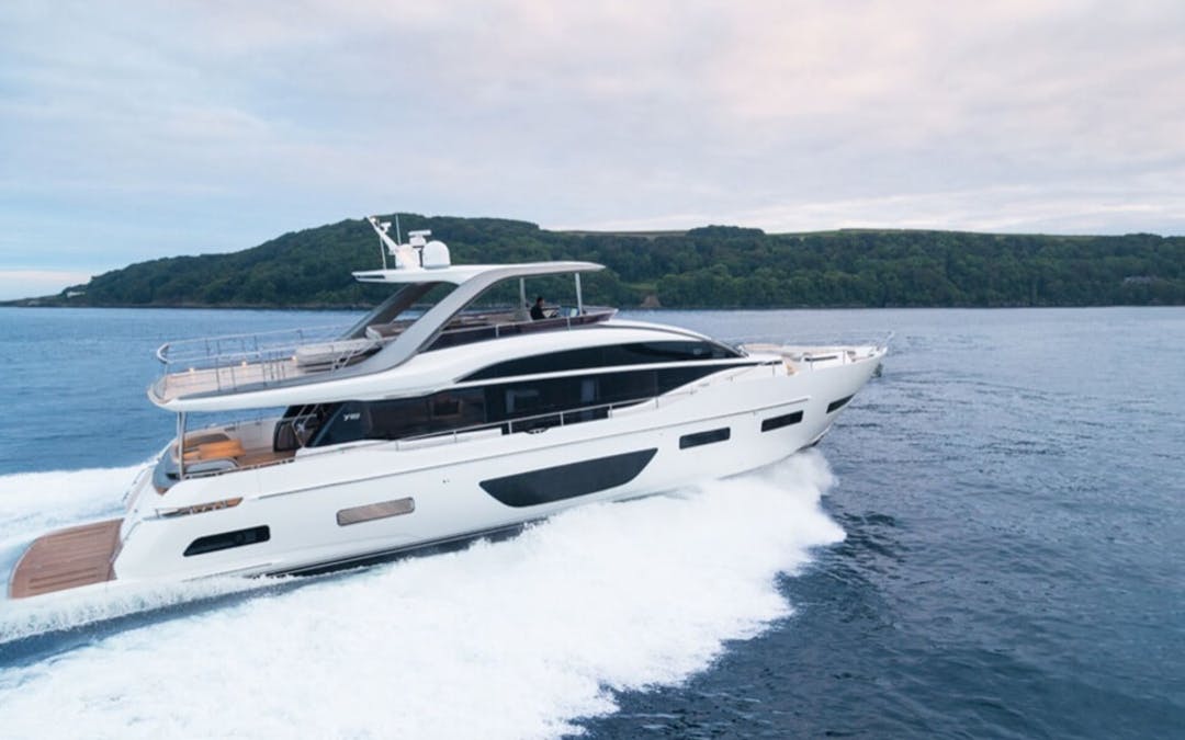 85 Princess  luxury charter yacht - Palm Harbor Marina, North Flagler Drive, West Palm Beach, FL, USA