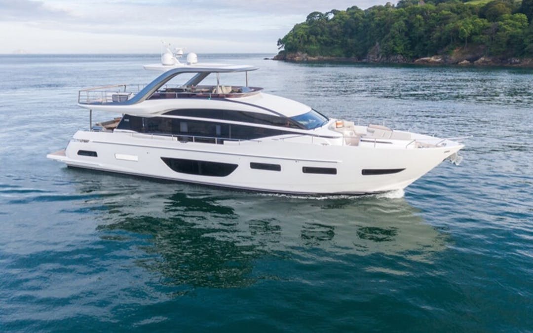 85 Princess  luxury charter yacht - Palm Harbor Marina, North Flagler Drive, West Palm Beach, FL, USA
