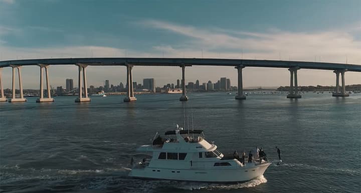 60 Hatteras luxury charter yacht - San Diego, CA, USA