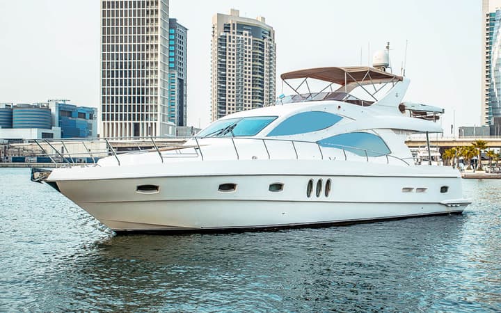 61 Majesty luxury charter yacht - D-Marin Dubai Harbour Marina, Marina - Dubai - United Arab Emirates