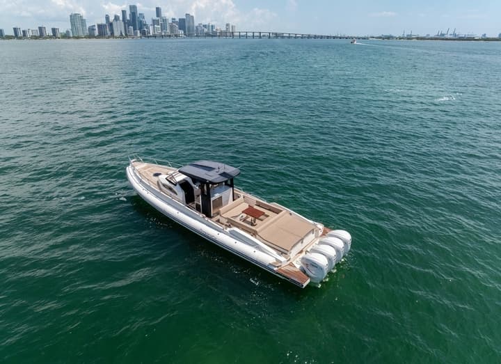 51 Capelli luxury charter yacht - Miami Beach Marina, Alton Road, Miami Beach, FL, USA