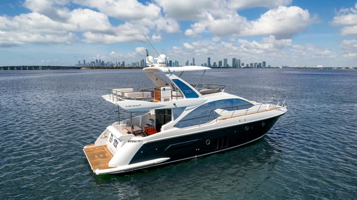 50 Azimut luxury charter yacht - Venetian Marina & Yacht Club, North Bayshore Drive, Miami, FL, USA